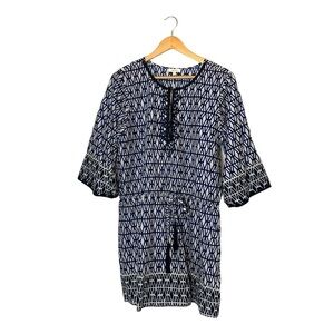 Tyler Böe Dress Swim Cover Blue Knee Length Size Large NWT